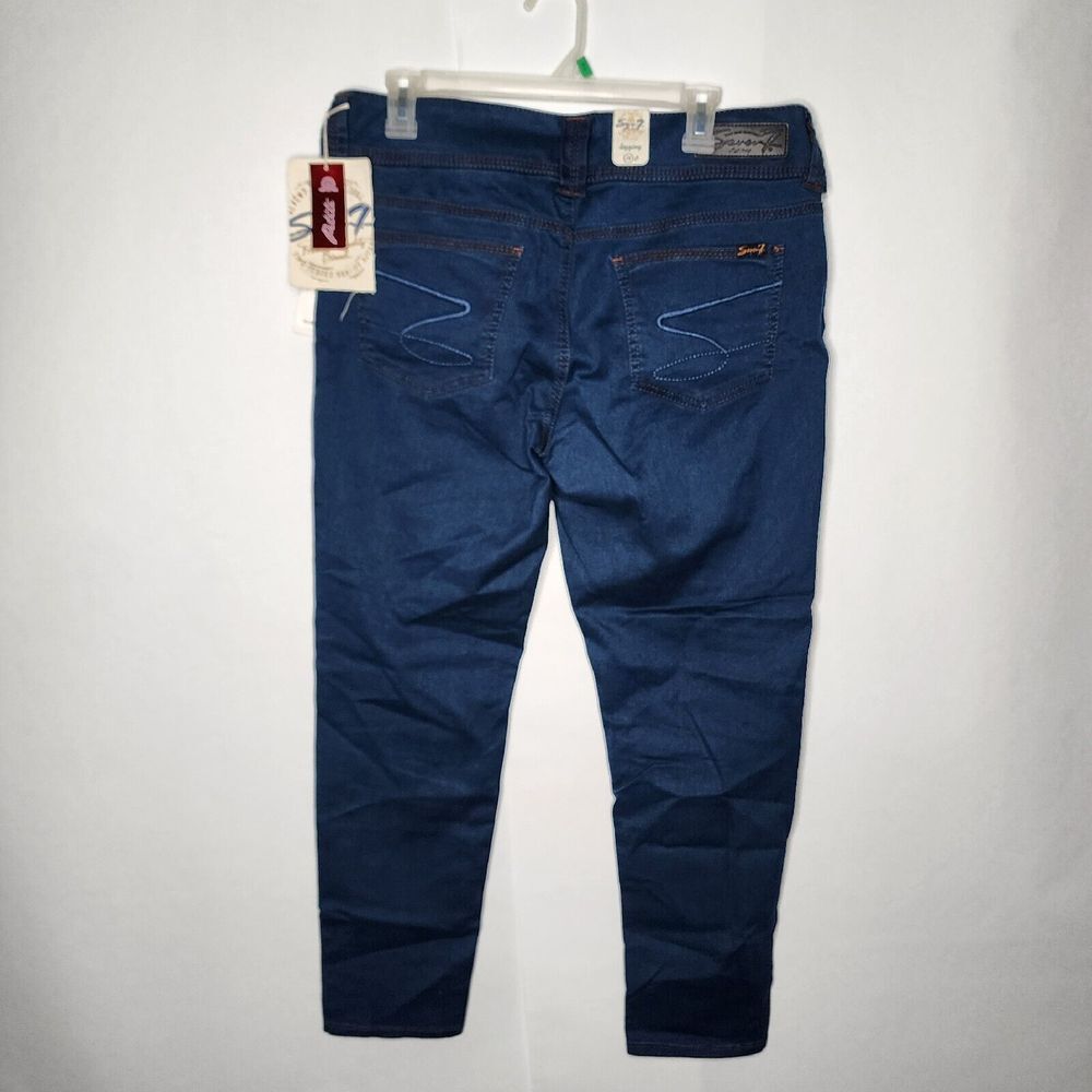 Seven7 Legging Women's Size 14P Jeans Dark Wash New Petite Pants - Picture 4 of 13
